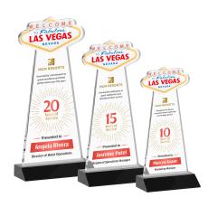 Las Vegas VividPrint Award - Black - Crystal Awards