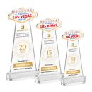 Las Vegas VividPrint&trade; Award on Alberton Base - Clear