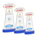 Las Vegas VividPrint&trade; Award on Alberton Base - Blue