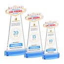 Las Vegas VividPrint&trade; Award on Alberton Base - Sky Blue