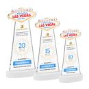 Las Vegas VividPrint&trade; Award on Alberton Base - White