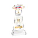 Las Vegas VividPrint&trade; Award on Hartford Base - Clear