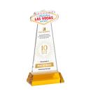 Las Vegas VividPrint&trade; Award on Hartford Base - Amber