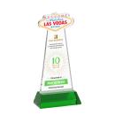 Las Vegas VividPrint&trade; Award on Hartford Base - Green