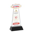 Las Vegas VividPrint&trade; Award on Hartford Base - Black