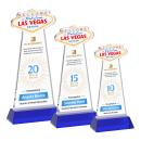 Las Vegas VividPrint&trade; Award on Hartford Base - Blue