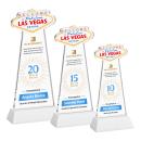 Las Vegas VividPrint&trade; Award on Hartford Base - White