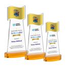 Flag VividPrint&trade; Award on Alberton Base - Amber