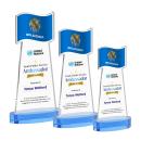 Flag VividPrint&trade; Award on Alberton Base - Sky Blue