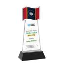 Flag VividPrint&trade; Award on Hartford Base - Black