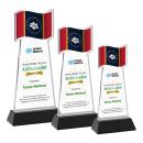 Flag VividPrint&trade; Award on Hartford Base - Black
