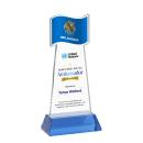 Flag VividPrint&trade; Award on Hartford Base - Sky Blue