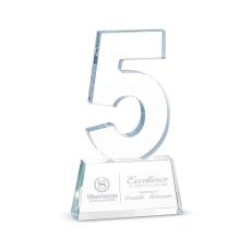 5 Year Anniversary Milestone Crystal Award - New Items