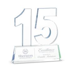 15 Year Anniversary Milestone Crystal Award - New Items