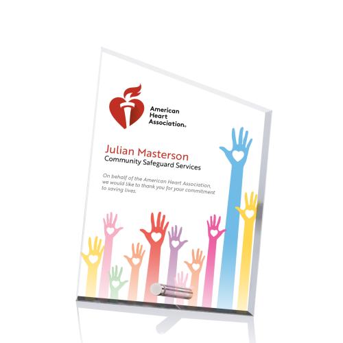 Recognition Awards - Crystal Awards - Cantebury Peak VividPrint&trade; Award