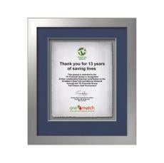 Eldridge -  Silver - Framed Awards & Plaques