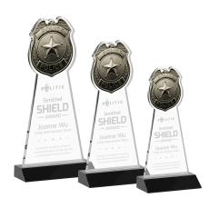 Police Badge Award - Black - New Items