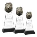 Police Badge Award on Hartford Base - Black