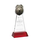 Police Badge Award on Hartford Base - Red