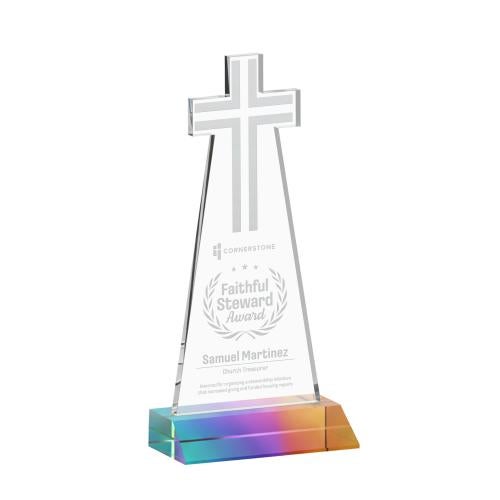 Recognition Awards - Crystal Awards - Cross Award - Prismatic