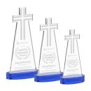 Cross Award on Alberton Base - Blue