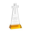 Cross Award on Hartford Base - Amber