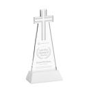 Cross Award on Hartford Base - White