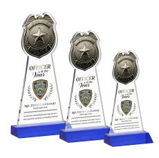 Police Badge VividPrint Award - Blue - New Items
