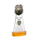 Police Badge VividPrint&trade; Award on Alberton Base - Amber