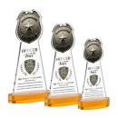 Police Badge VividPrint&trade; Award on Alberton Base - Amber