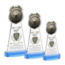 Police Badge VividPrint&trade; Award on Alberton Base - Sky Blue