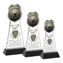 Police Badge VividPrint&trade; Award on Hartford Base - Black