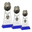 Police Badge VividPrint&trade; Award on Hartford Base - Blue