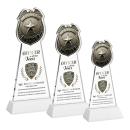 Police Badge VividPrint&trade; Award on Hartford Base - White