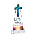 Cross VividPrint&trade; Award on Alberton Base - Clear