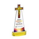 Cross VividPrint&trade; Award on Alberton Base - Gold