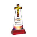 Cross VividPrint&trade; Award on Hartford Base - Red