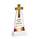 Cross VividPrint&trade; Award on Hartford Base - White