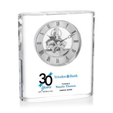 Adams VividPrint Clock - Silver - Clock Awards