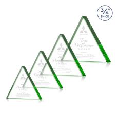 Adler Triangle Award - Emerald - Under $45