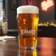 Burckhardt Beer Glass - Deep Etch - Beer Glasses & Steins