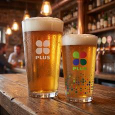 Chelsea Pub Glass - Deep Etch - Beer Glasses & Steins