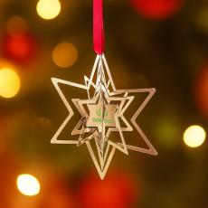Glittering Celebrate Star Pop Out Ornament - Ornaments