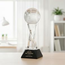 Baseball Award on Langport Base - Black - Coach Awards