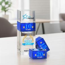 Tofino Stacker VividPrint Award - Blue - Employee of the Month