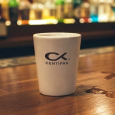Stoke Ceramic Shot  - Imprinted - Shot Glasses