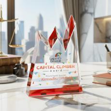 Alpine VividPrint Award - Red - Crystal Awards