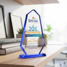 Pearson VividPrint Award - Blue - Colored Glass Awards