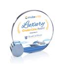 Verdunn VividPrint&trade; Award - Starfire/Silver Circle