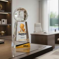 Pickleball VividPrint Award on Novita Base - Coach Awards